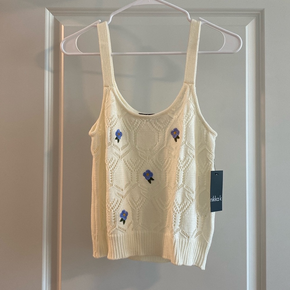 Nikkak Floral Crochet Top
